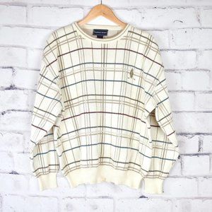 Vintage Oversized Cotton Golf Sweater